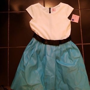 Zoe Ltd dress blue and white